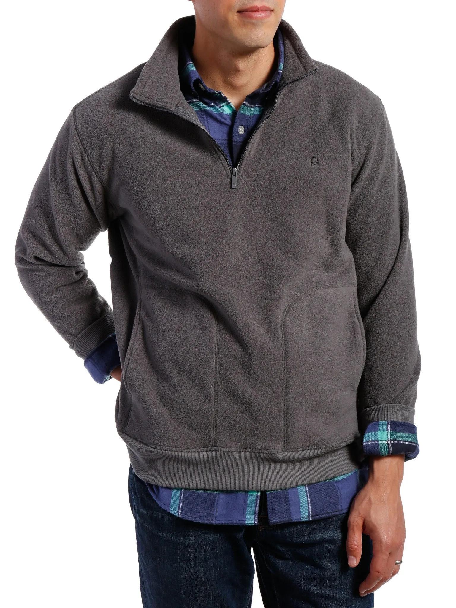 Men's Soft Fleece Half-Zip Pullover