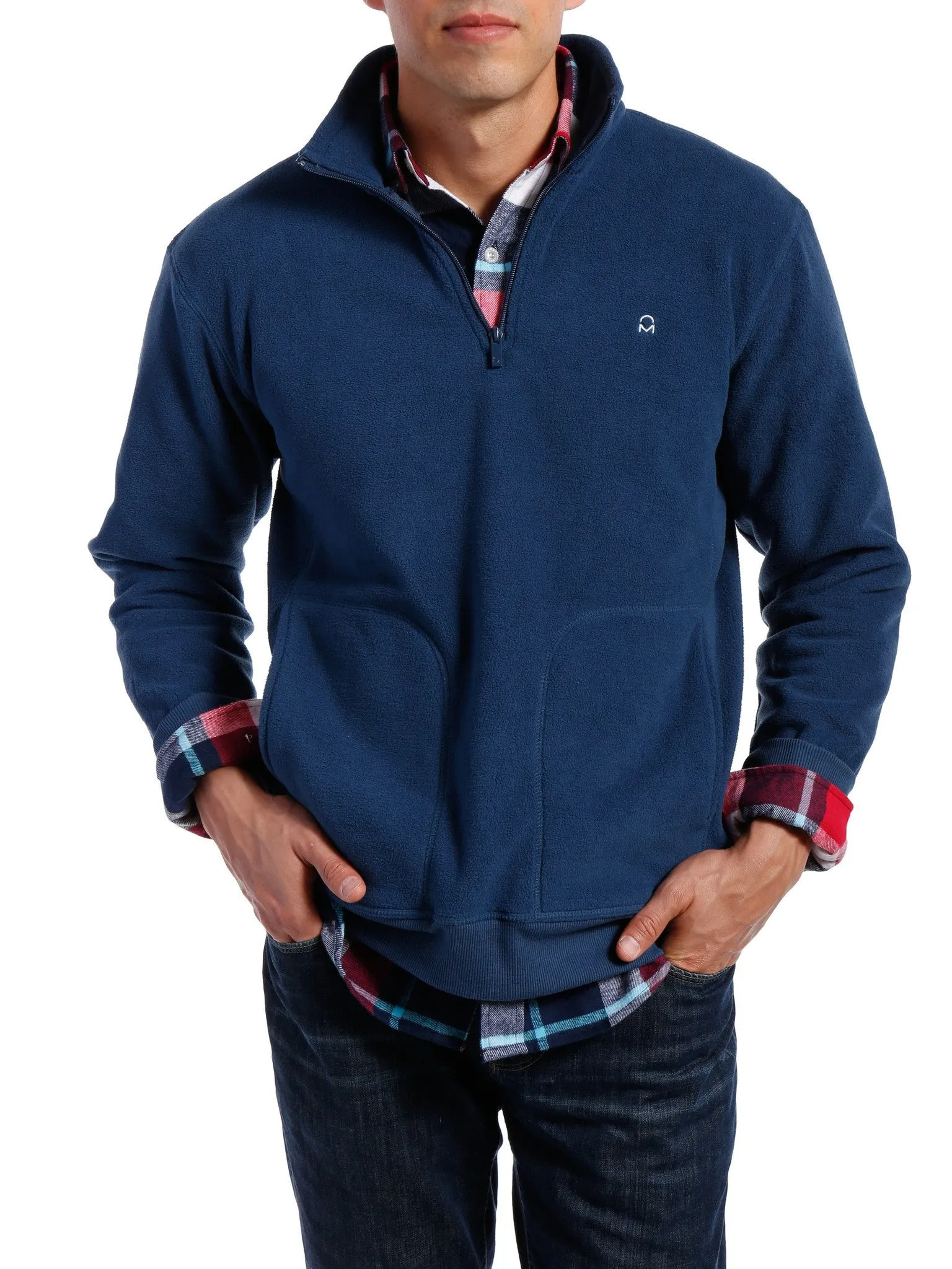 Men's Soft Fleece Half-Zip Pullover