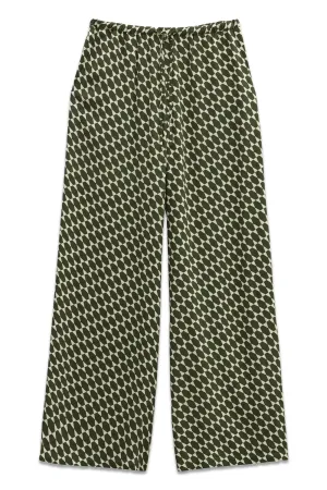 Norah Relaxed Printed Wide Leg Trousers