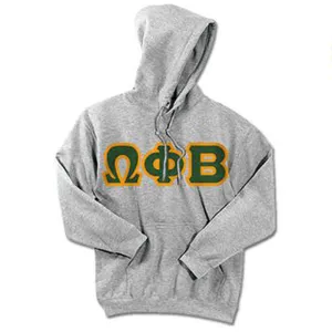 Omega Phi Beta Standards Hooded Sweatshirt - G185 - TWILL