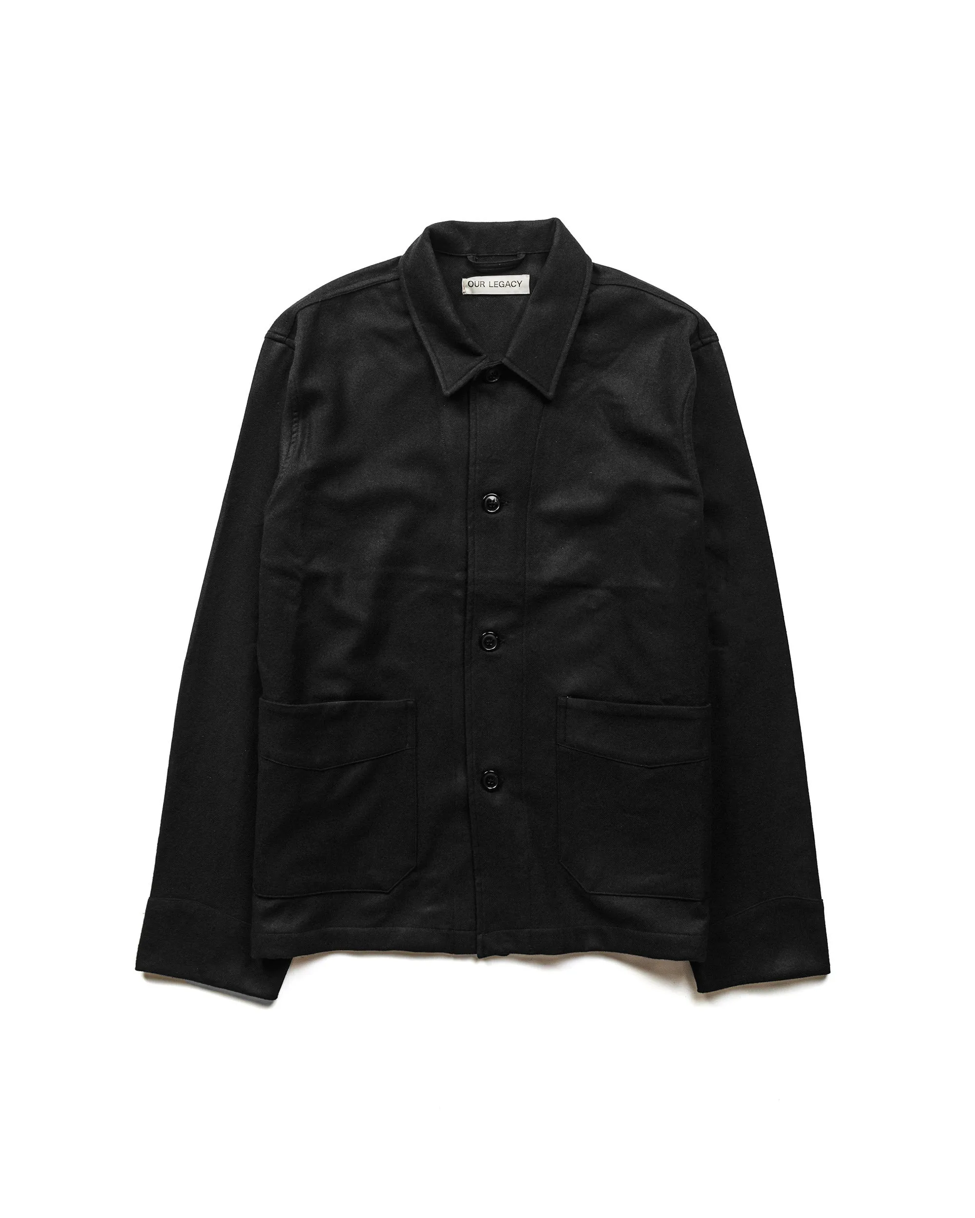 Our Legacy Archive Box Jacket Black Wool