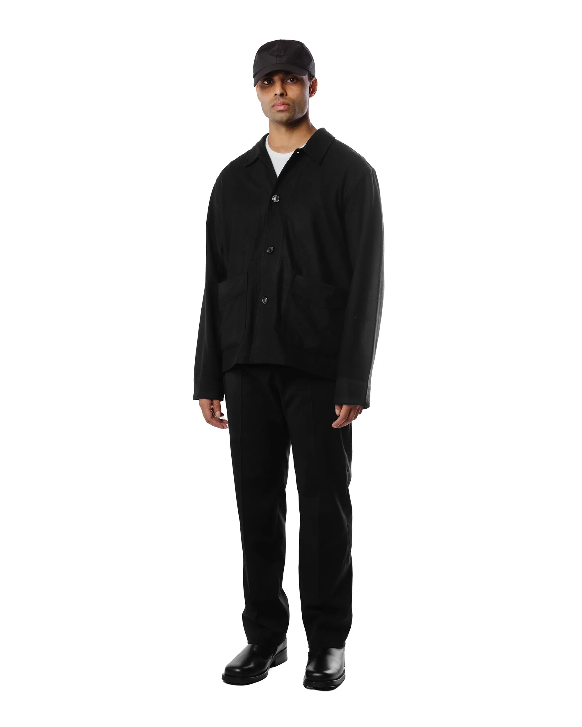 Our Legacy Archive Box Jacket Black Wool