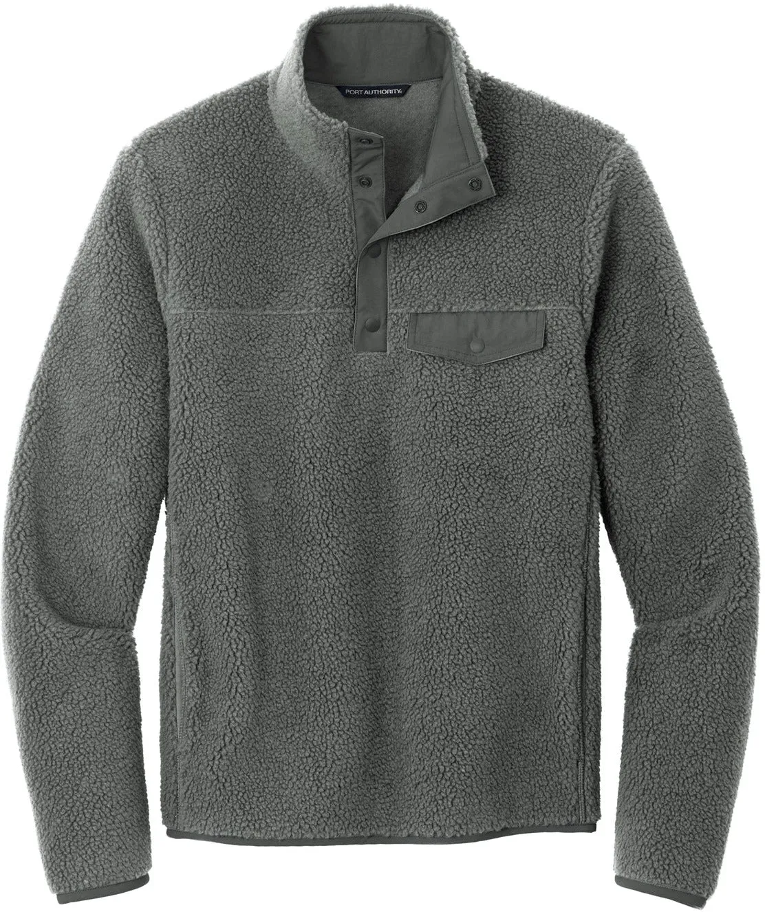 Port Authority Camp Fleece Snap Pullover