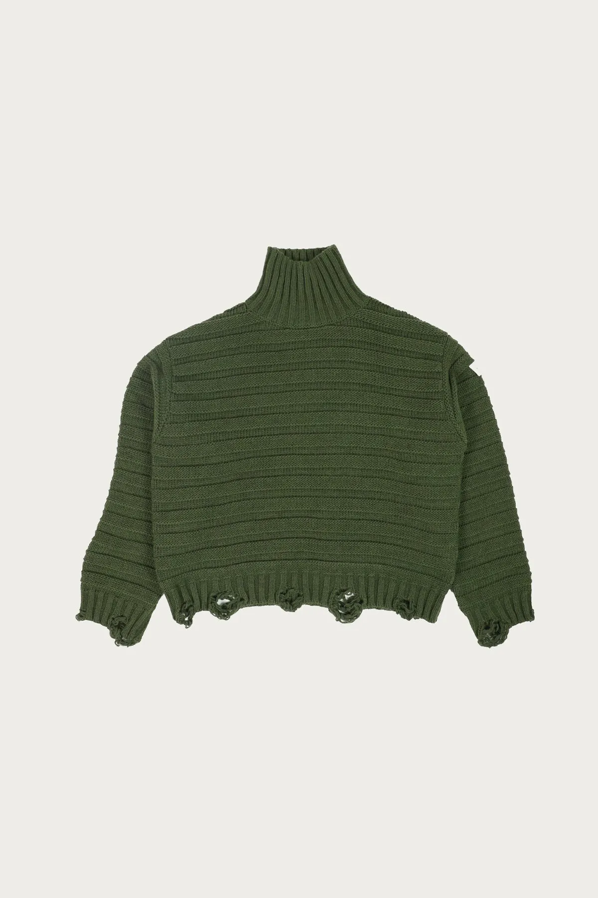 Pullover - Textured Olive