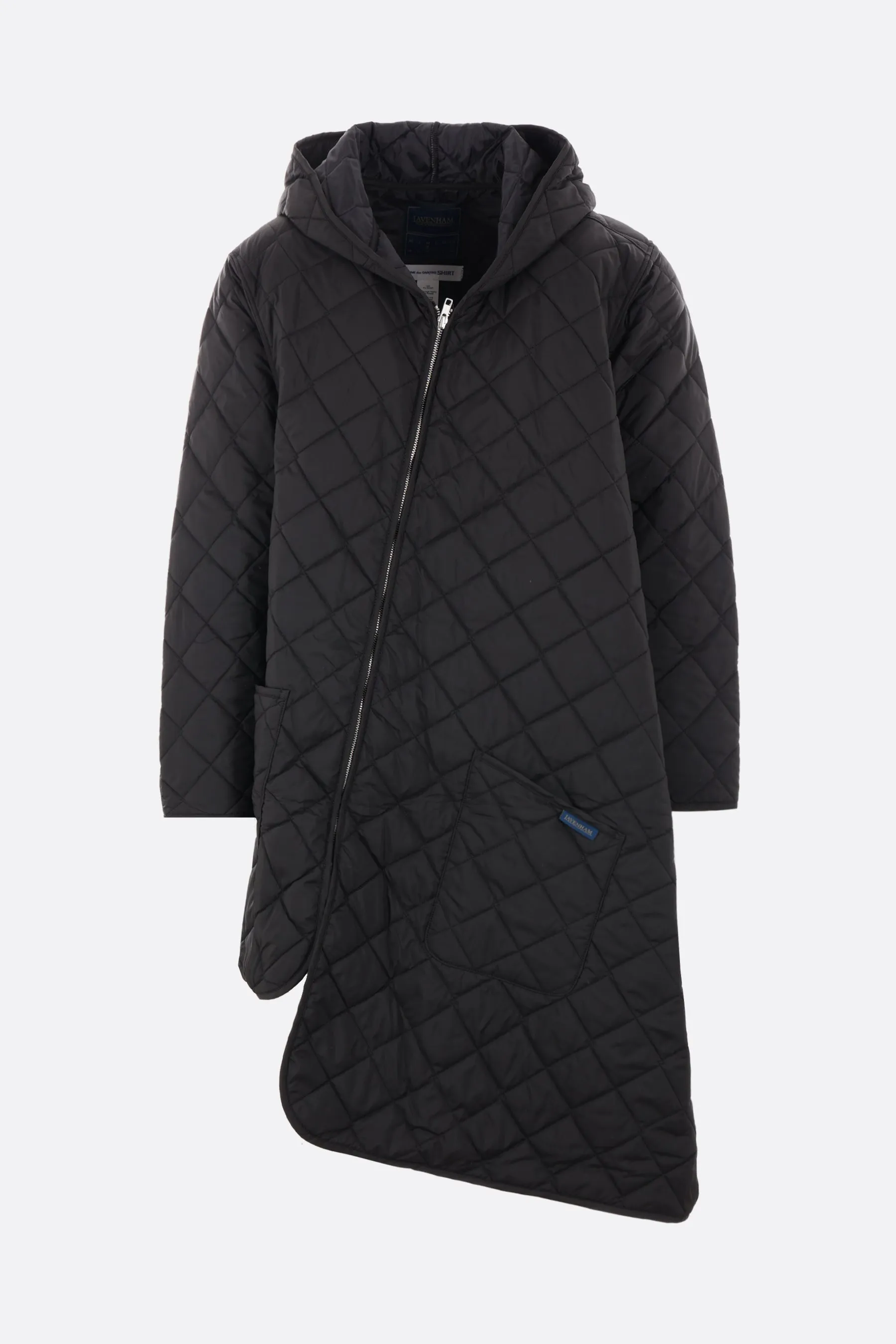 Quilted Asymmetric Parka