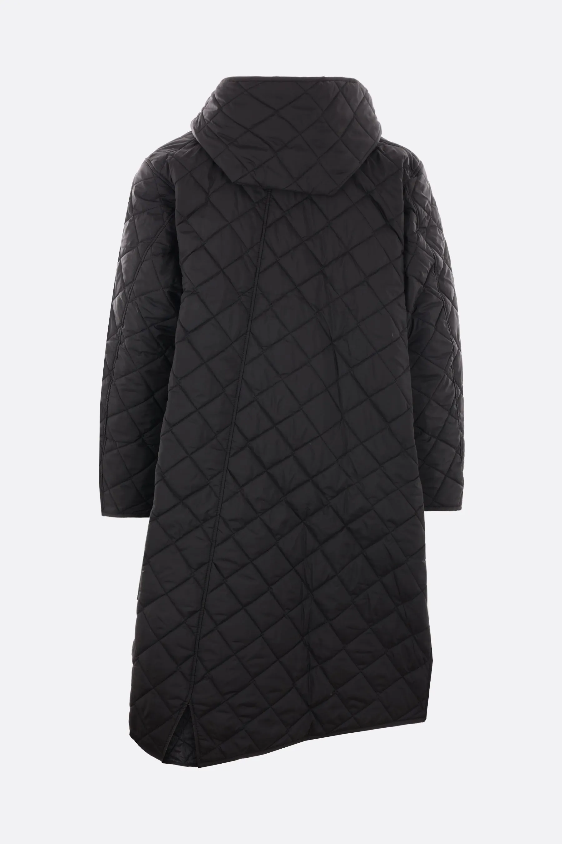 Quilted Asymmetric Parka