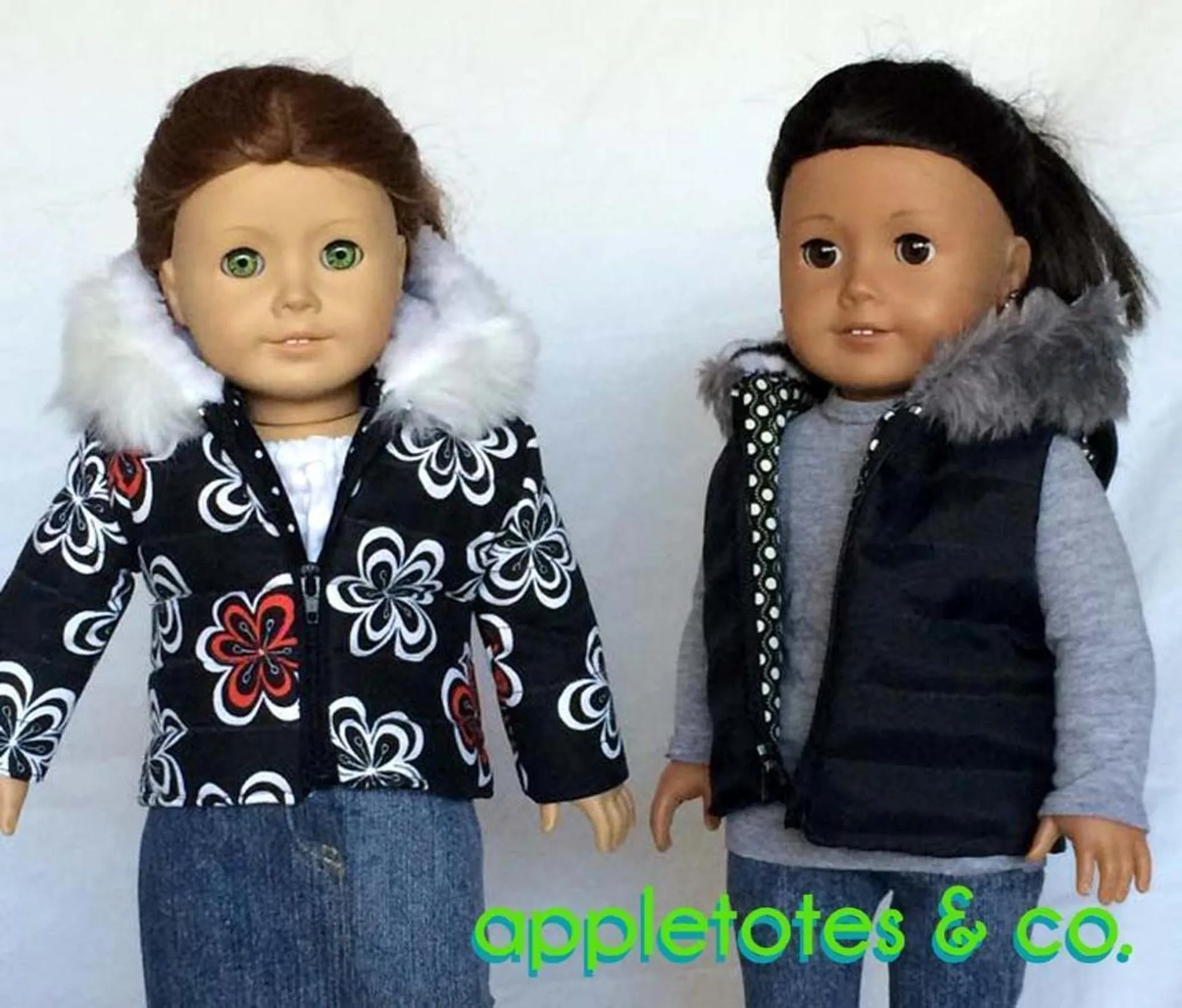 Quilted Parka Bundle Sewing Pattern for 18 Inch Dolls