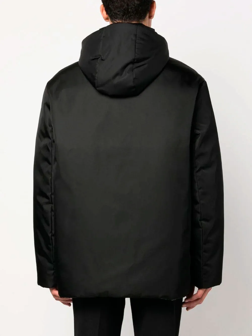 Reversible down jacket parka