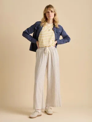 Stripe Wide Leg Trouser