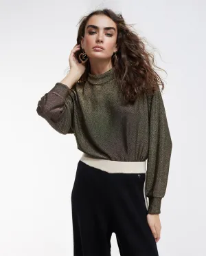 Sweater with lurex detail