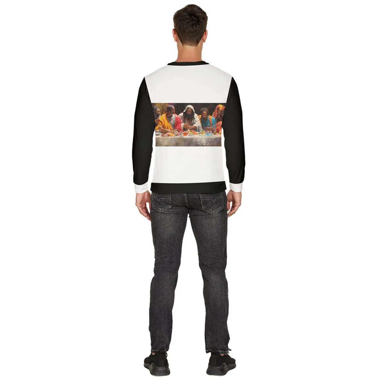 The Last Supper Black Va Lure Fleece Sweater