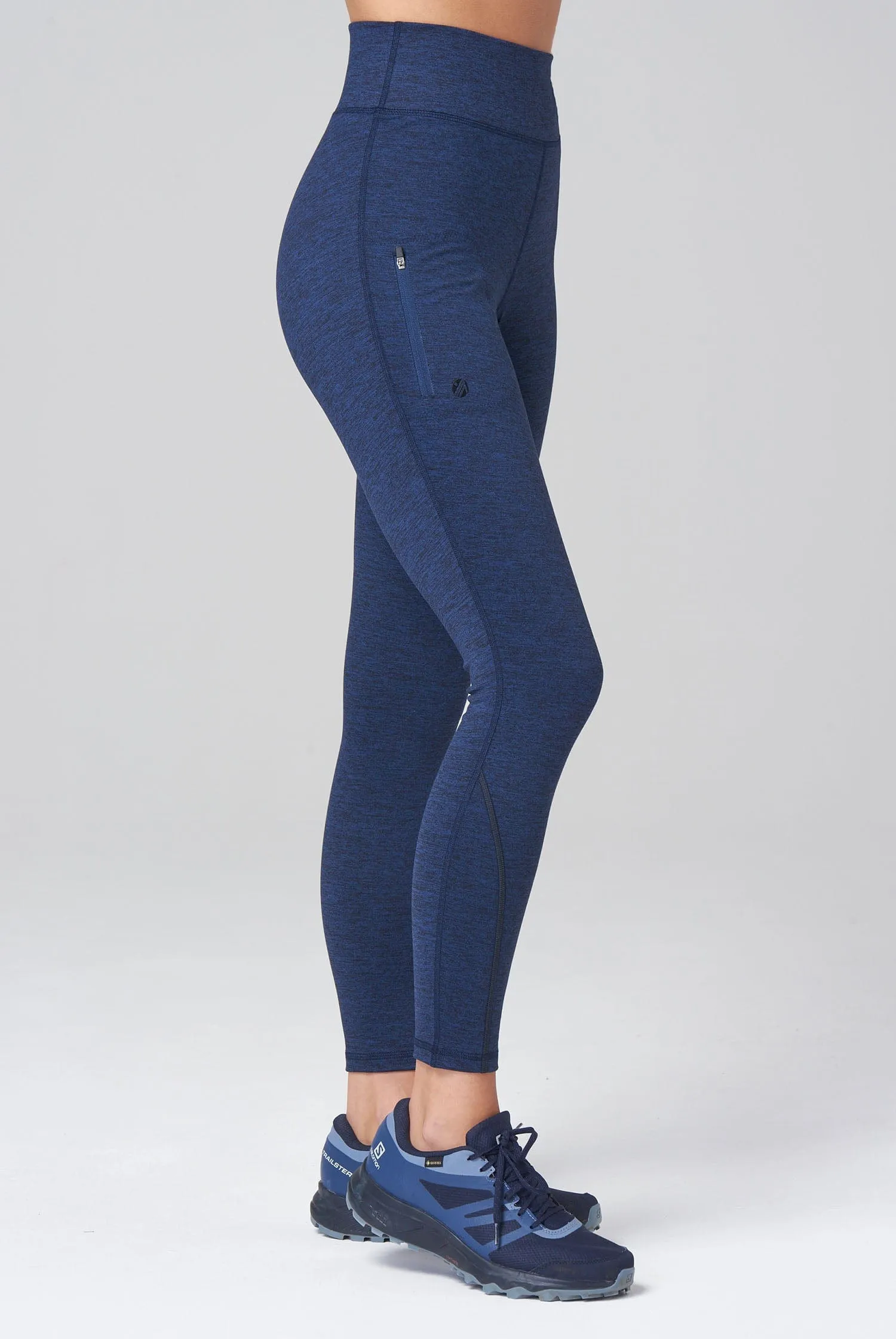 Thermal Outdoor Leggings - Blueberry