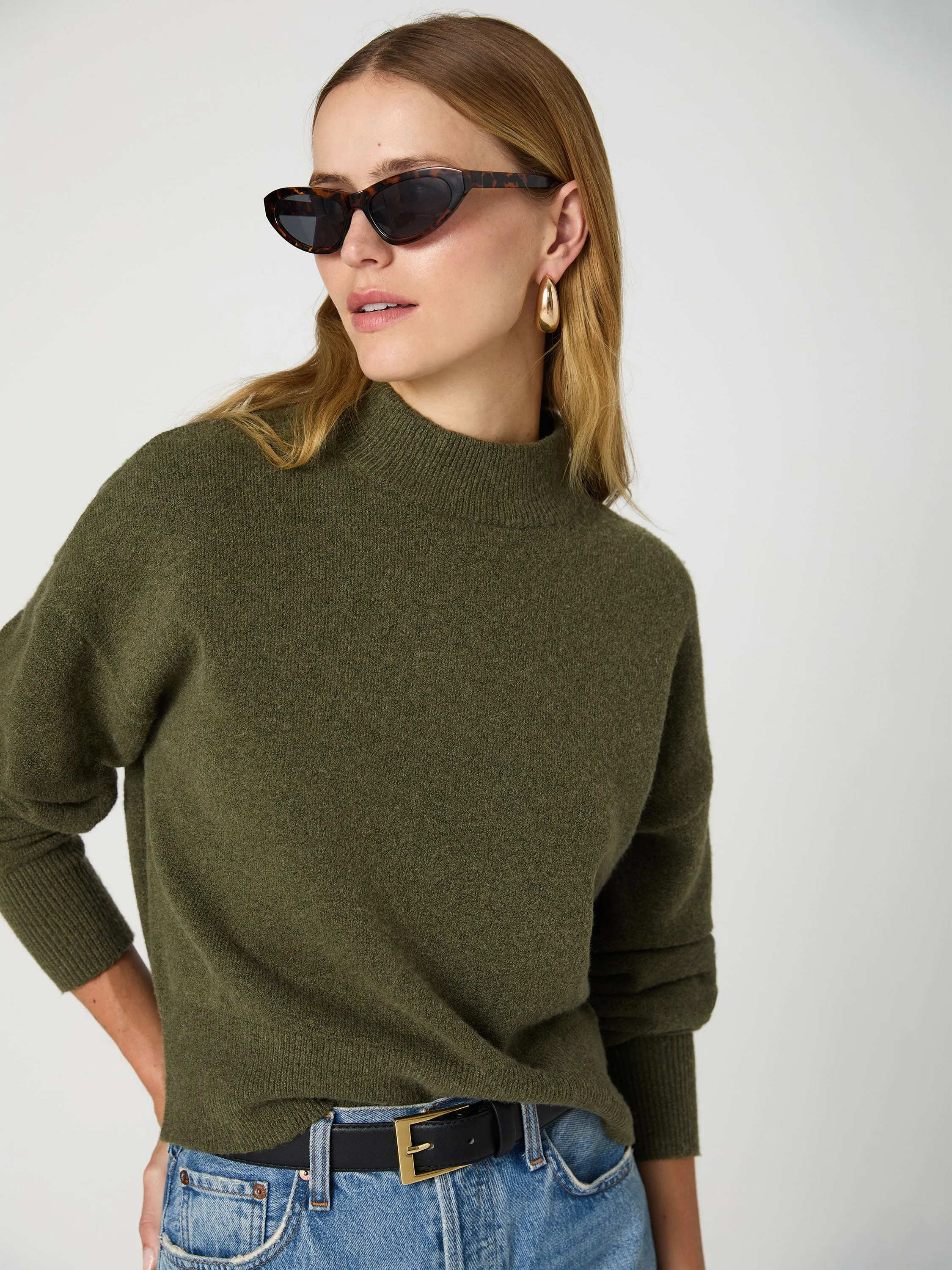 Vhari Mock Neck Sweater