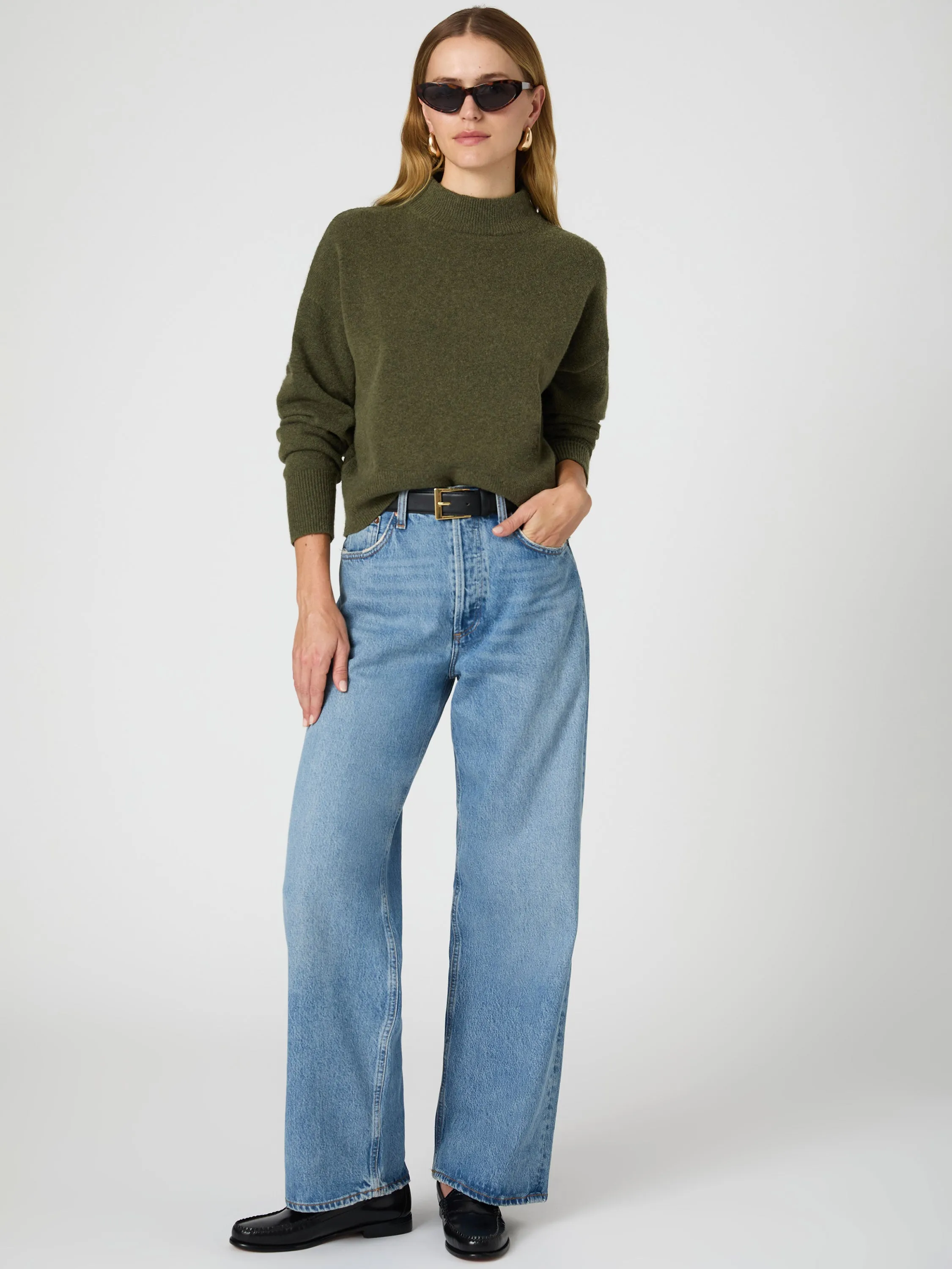 Vhari Mock Neck Sweater