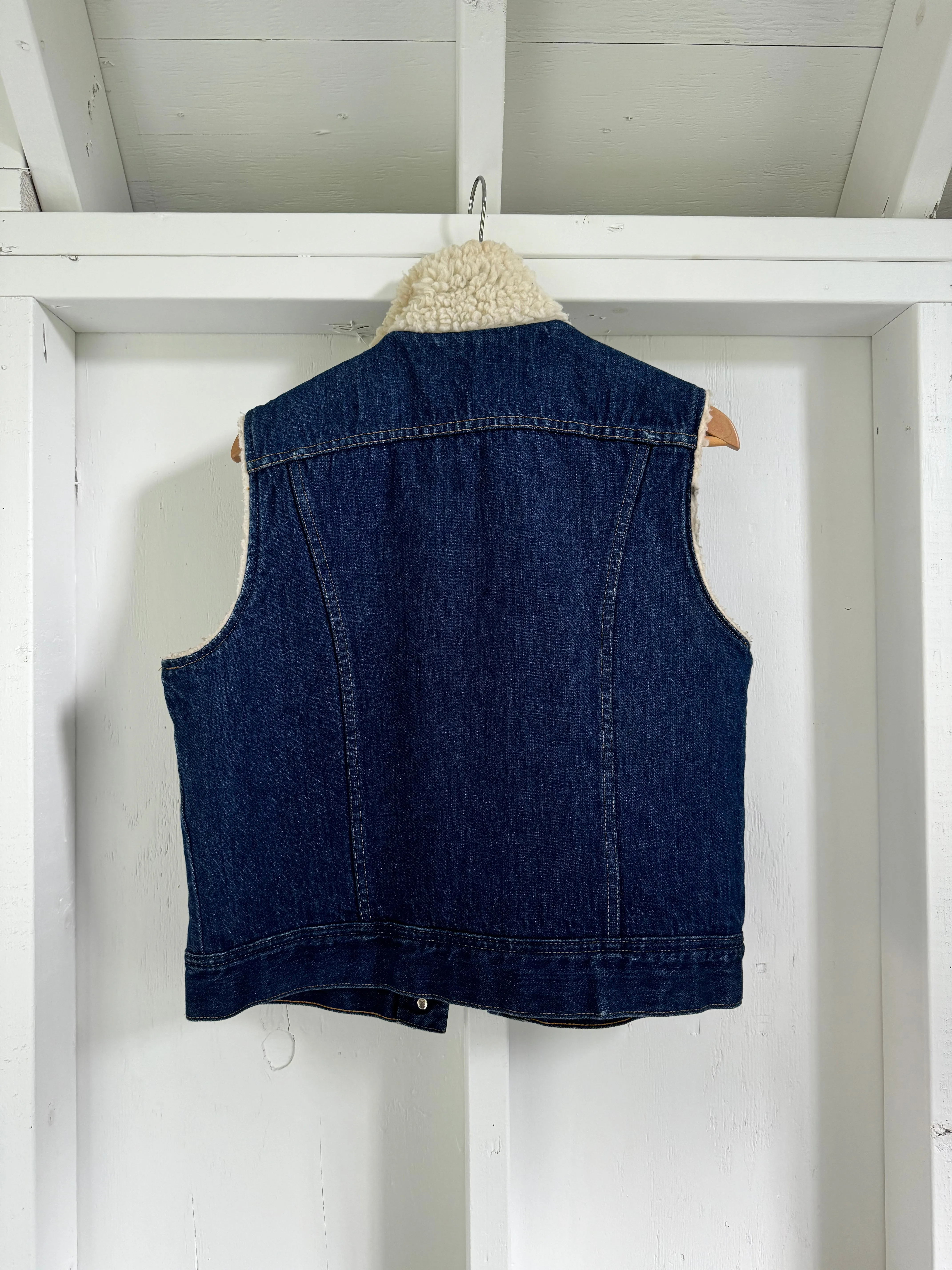 Vintage Lee Denim   Sherling Vest