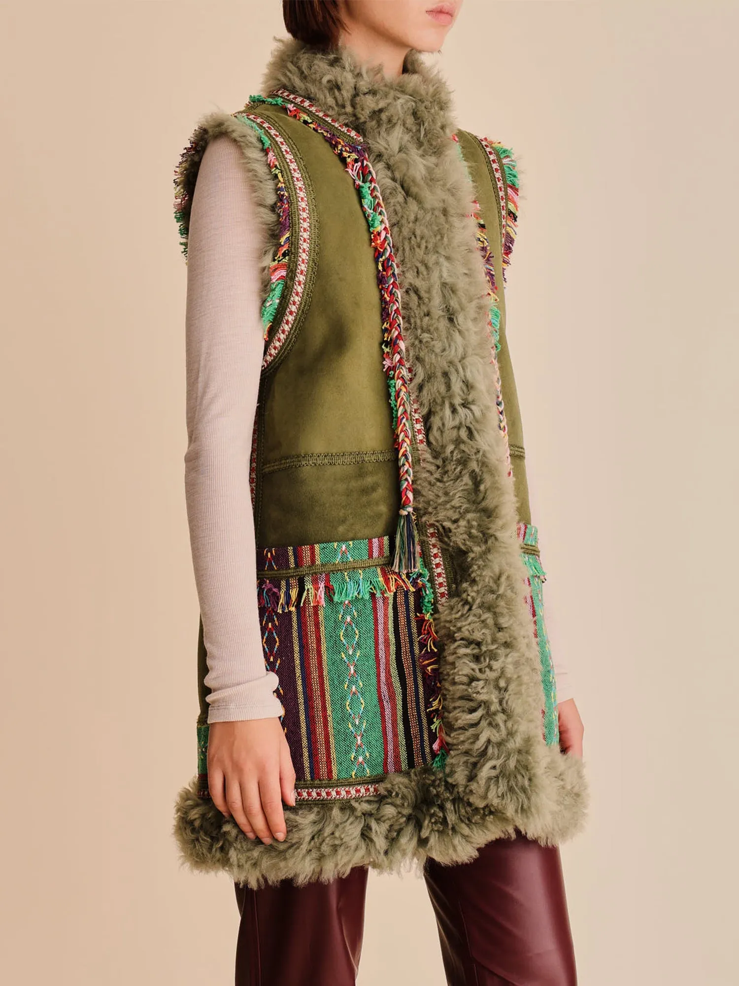 Vonda Shearling Vest