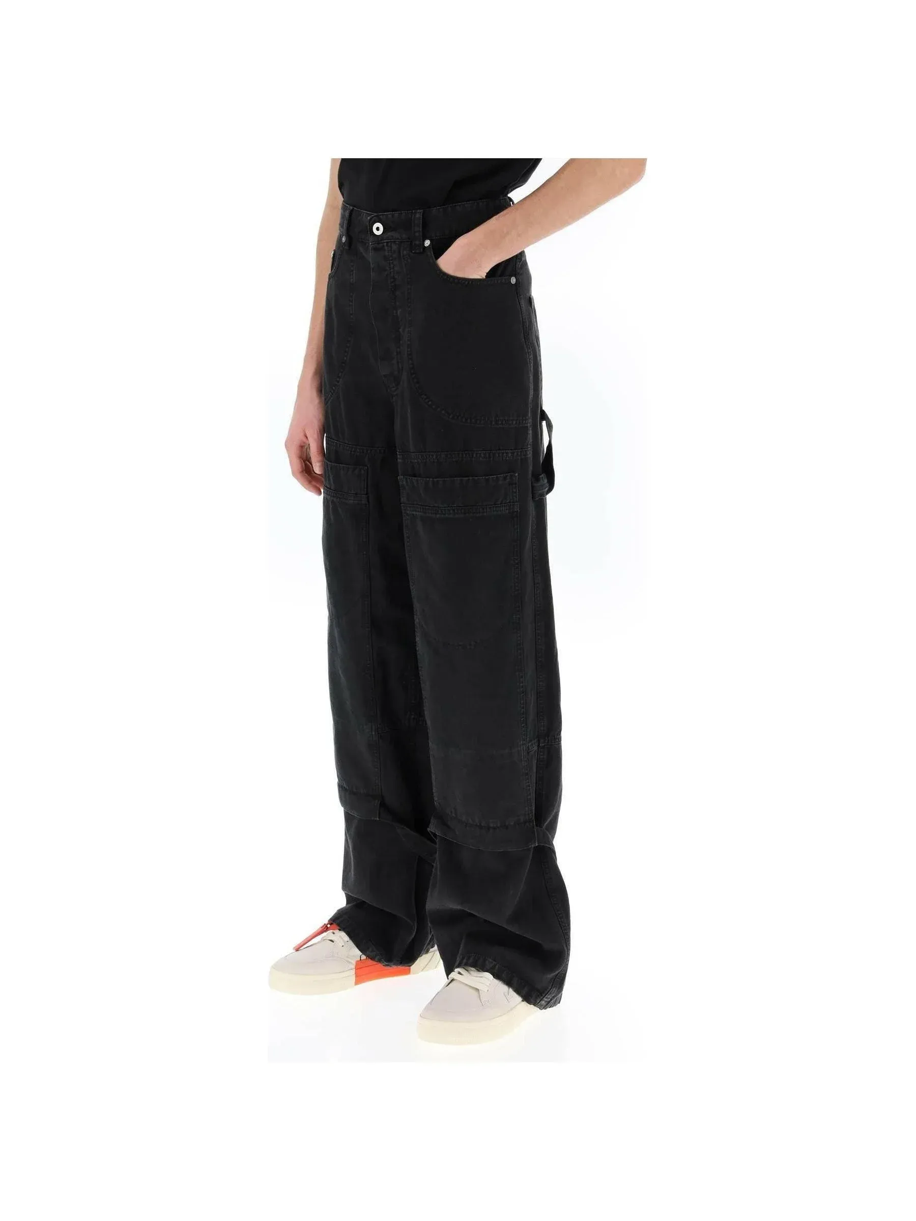 Wide-Leg Cargo Pants