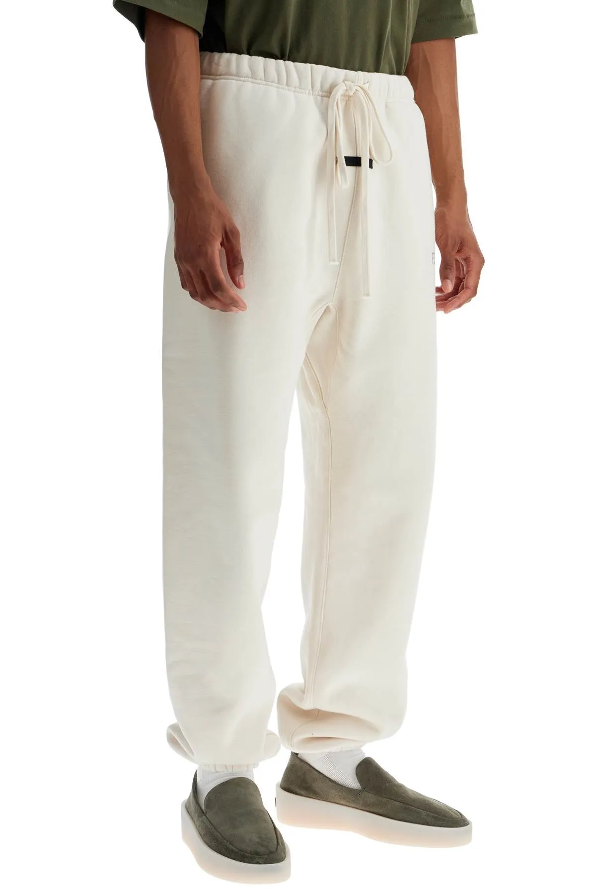 Wide-Leg Fleece Track Pants