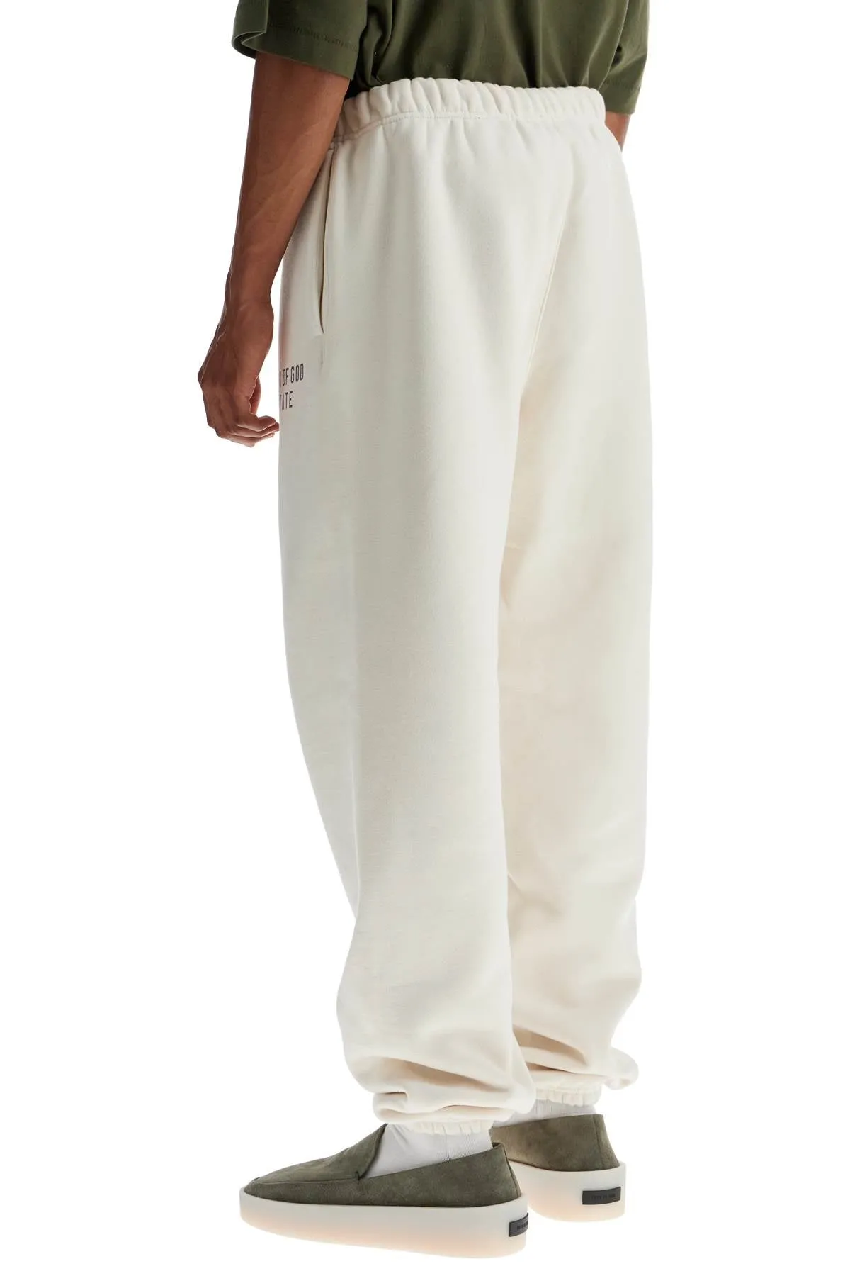 Wide-Leg Fleece Track Pants