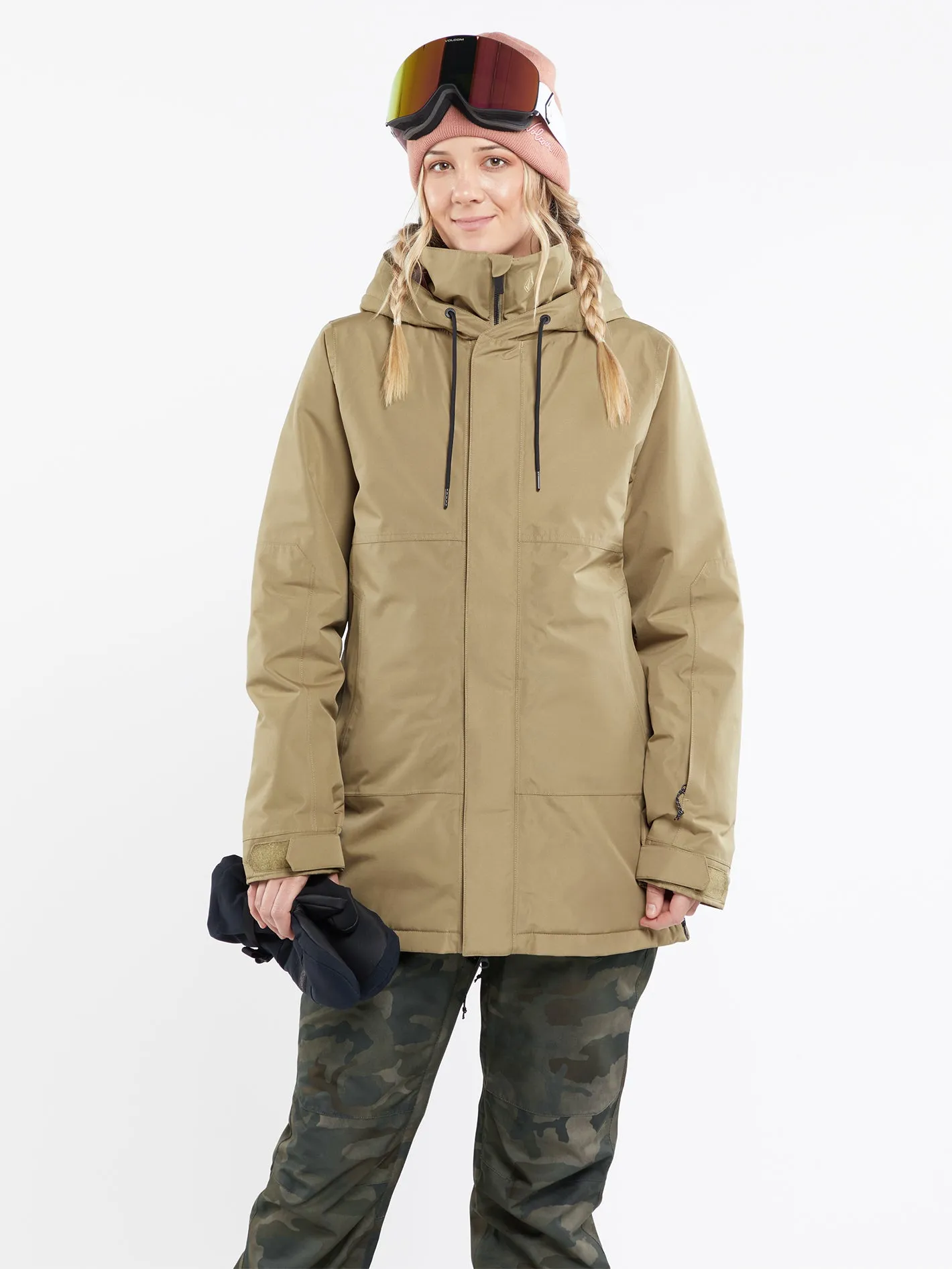 Womens Paxson 2L Tds Inf Parka - Dark Khaki