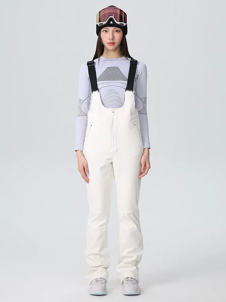 Women's Searipe Tailored Flex Flare Ski Bibs Overalls