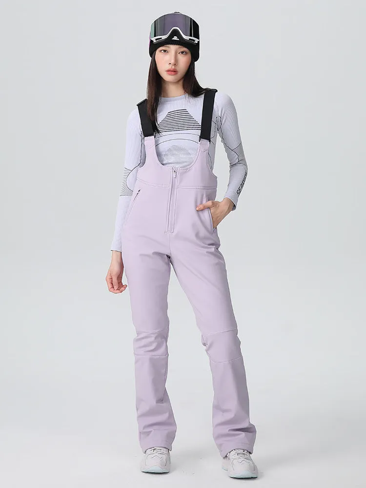 Women's Searipe Tailored Flex Flare Ski Bibs Overalls