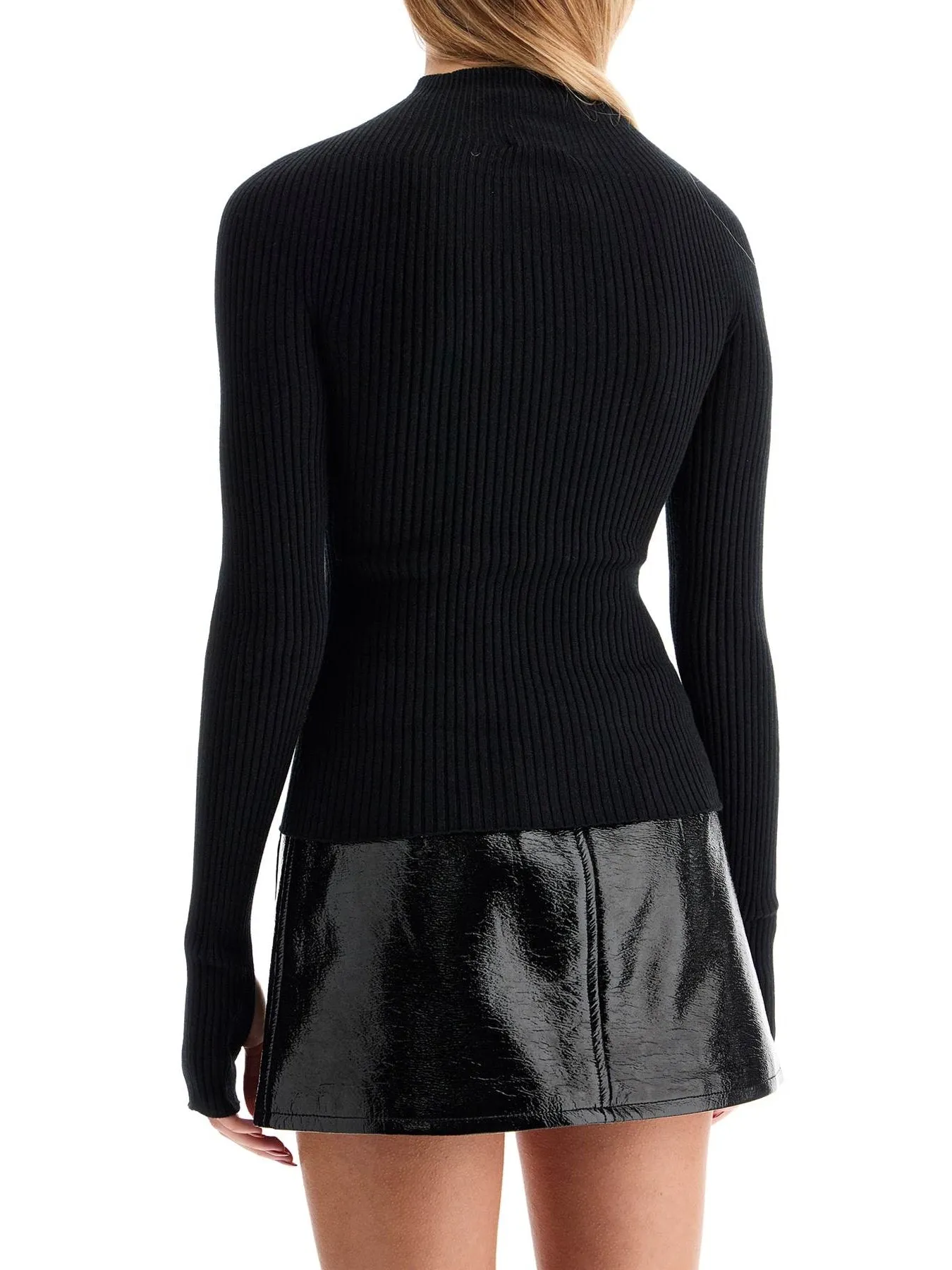 Wool-Blend Turtleneck Sweater