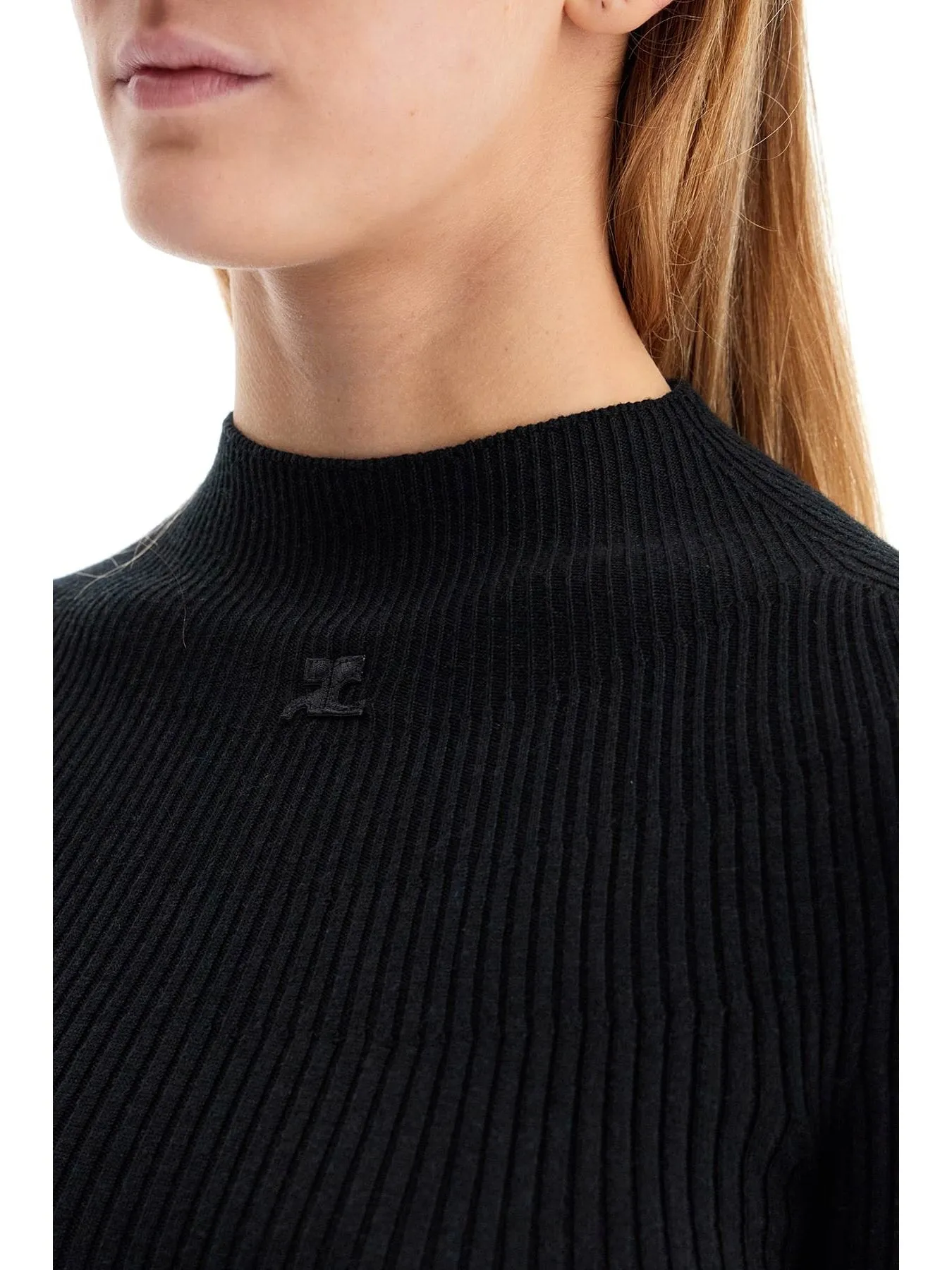 Wool-Blend Turtleneck Sweater