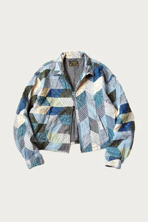 YABANE Quilt Patchwork Drizzler JKT - Indigo